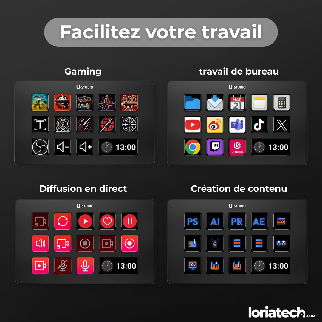 Clavier Raccourcis Pro+