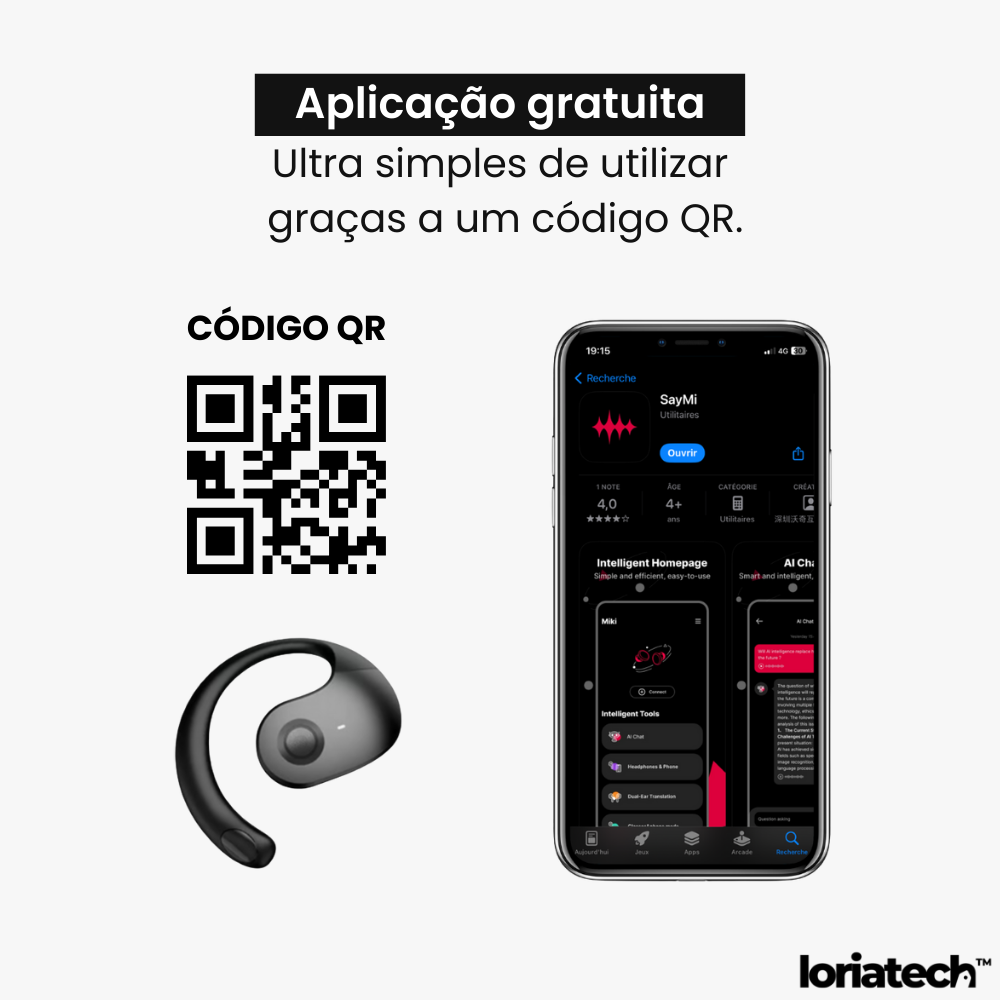 Auscultadores/Tradutores