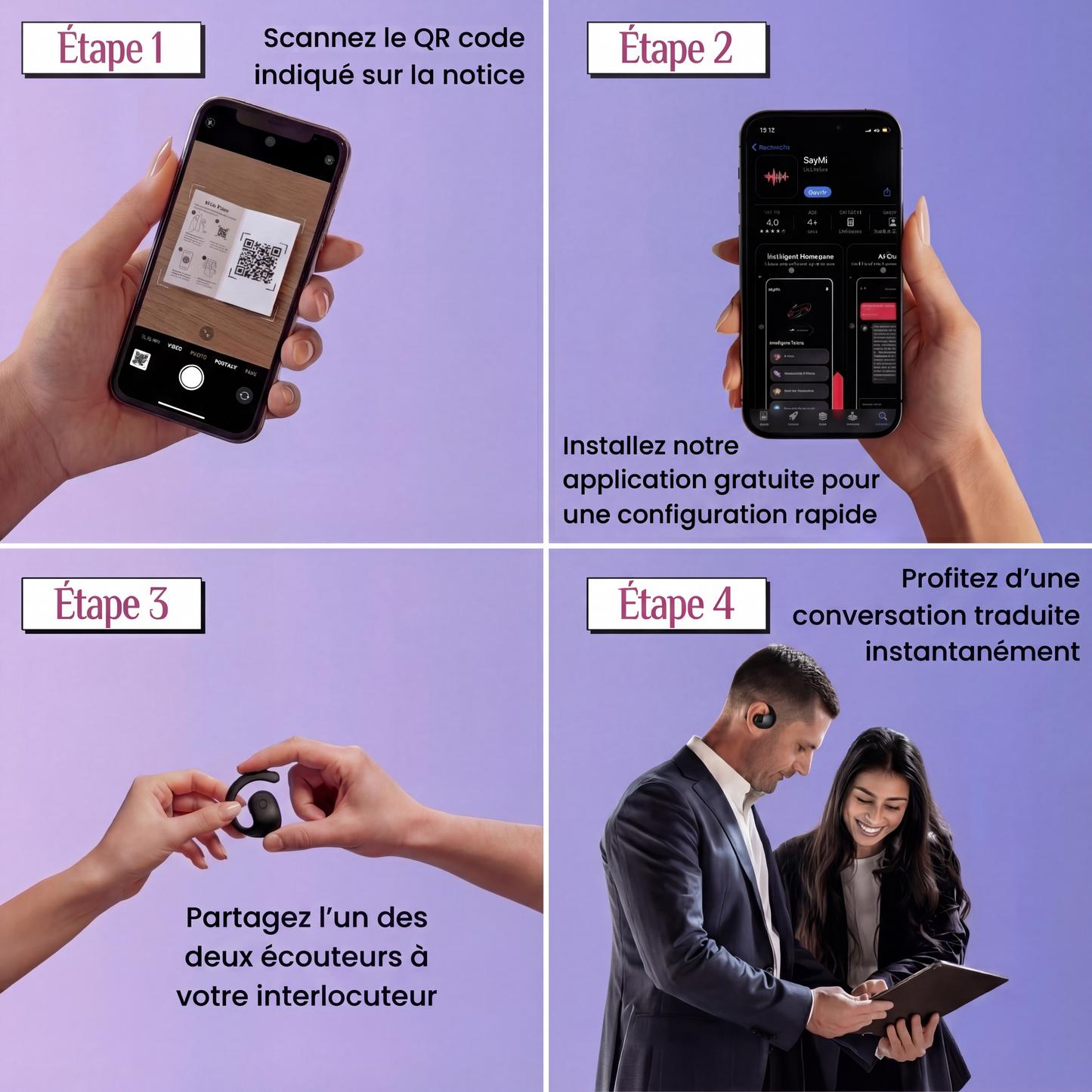 Écouteurs Traducteurs