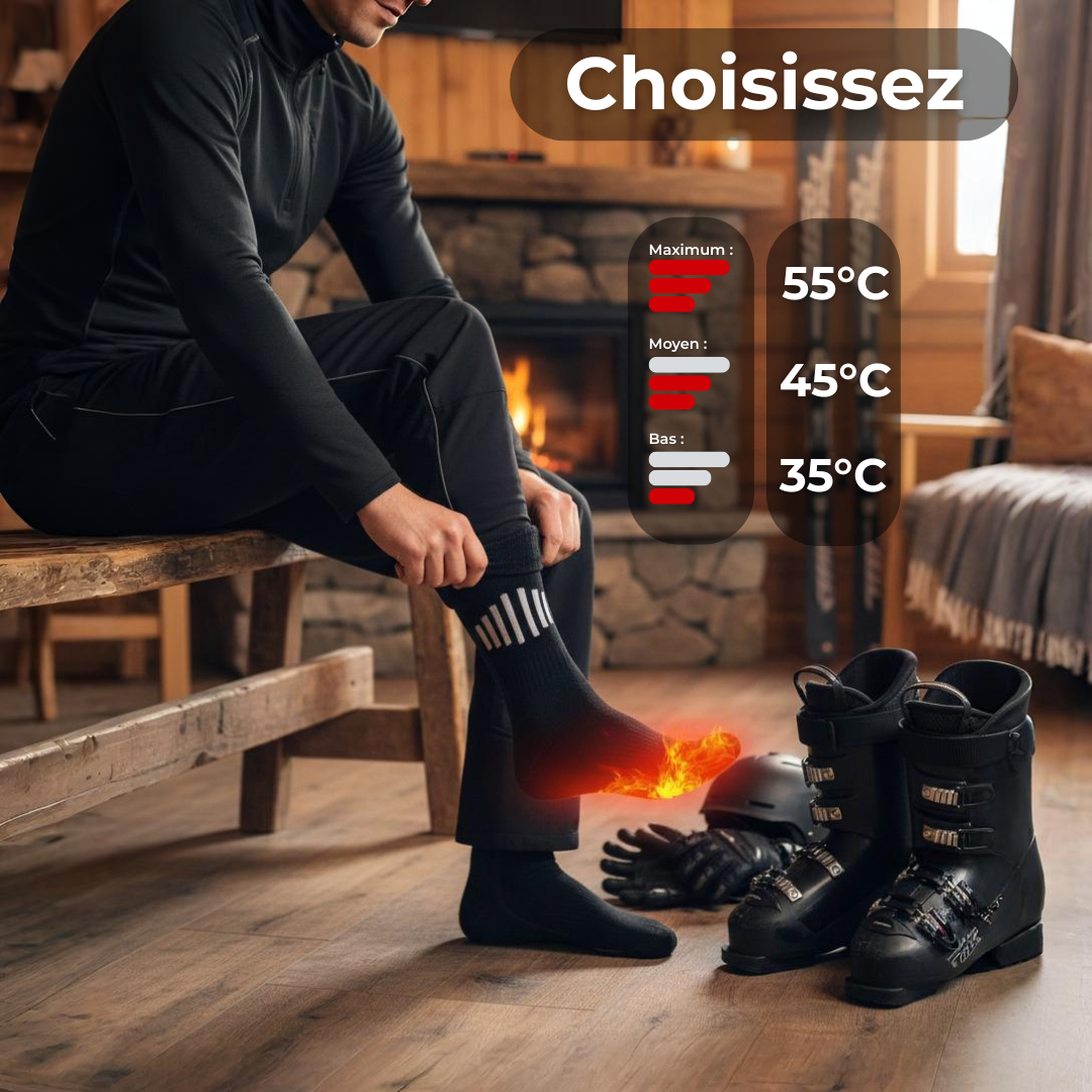 Chaussettes Chauffante