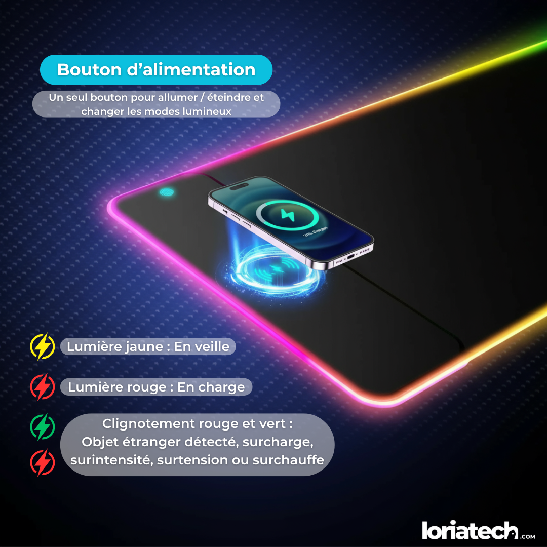 Tapis Gaming RGB