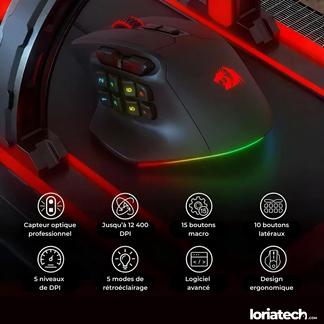 Souris Gaming Pro 15B