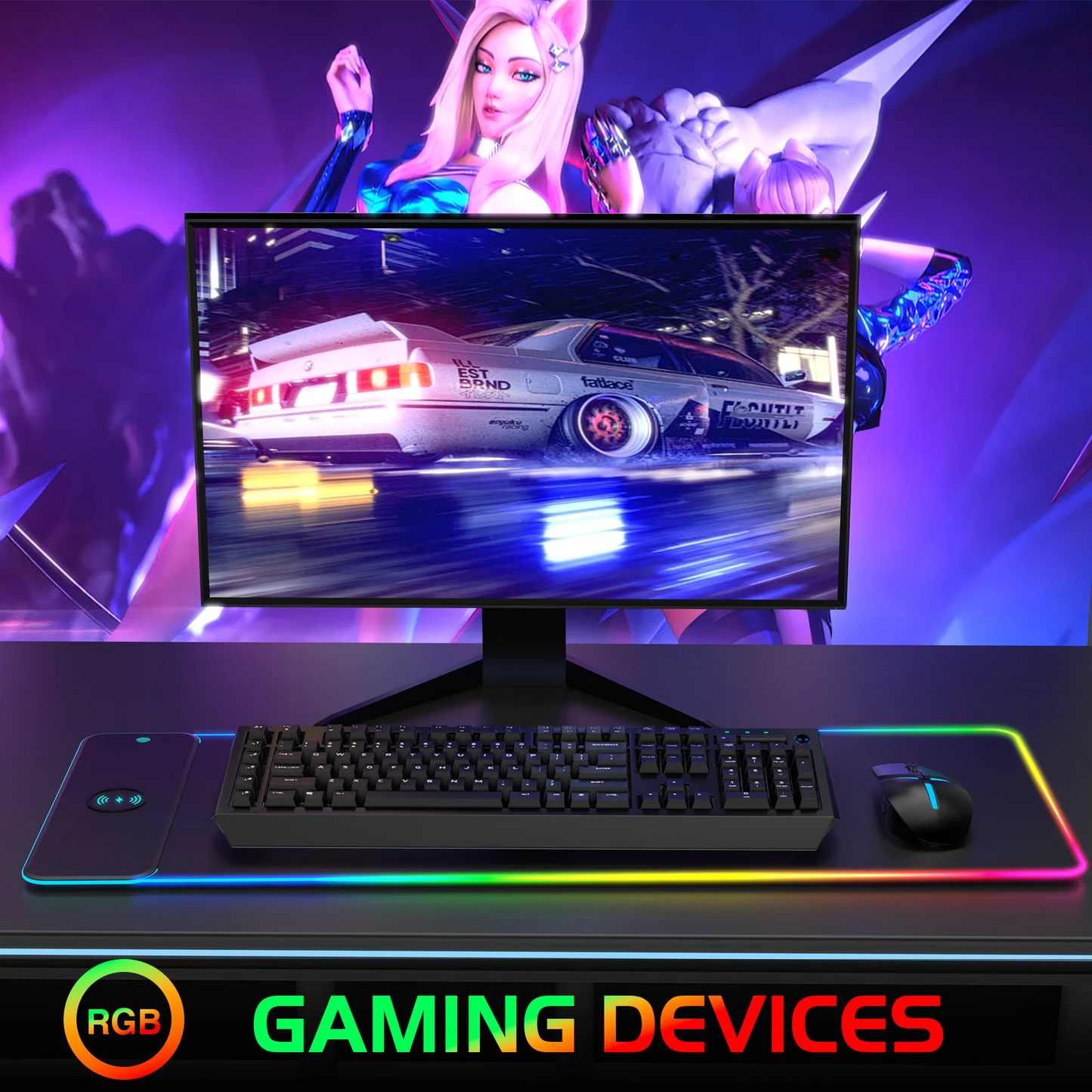 Tapis Gaming RGB